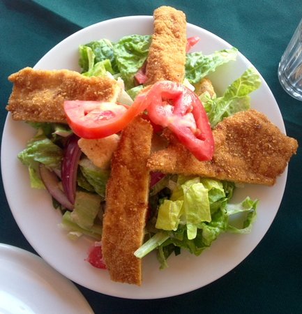 Ensalada Milanesa de Pollo